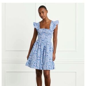 The Elizabeth Nap Dress - Blue MosaicPoplin